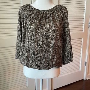 Michael Kors Animal Print Top